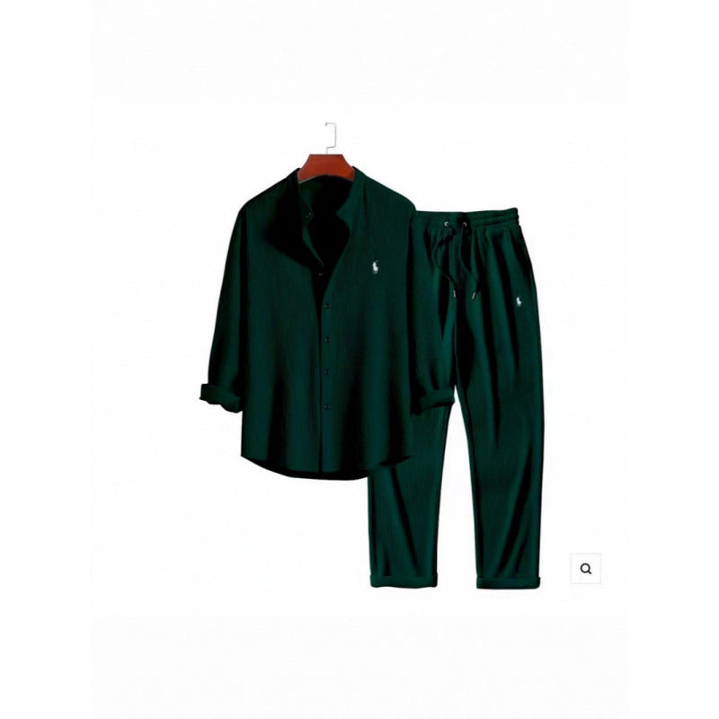 Damen Schlafanzug Set mit Hemd und Hosen