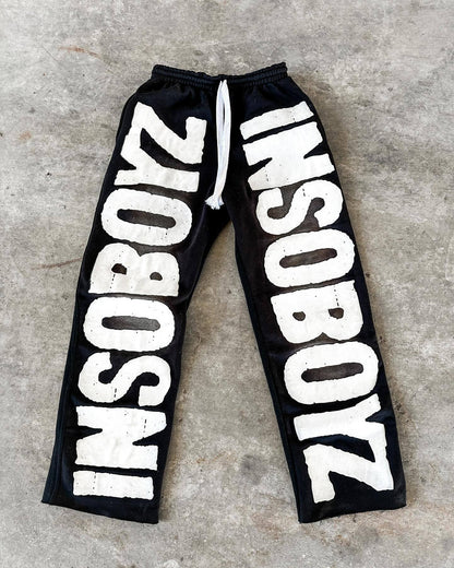 Damen Freizeithose Statementdruck Norvielle