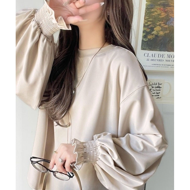 Damen Oversized Sweatshirt Großes Sweatshirt Norvielle