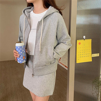 Damen Sweatjacke Lässig Mit Reißverschluss Norvielle