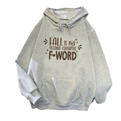 Damen Kapuzenpullover Lässiger Schnitt Mit Spruch