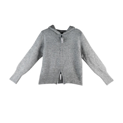 Damen Strickjacke Mit Hoodie Reißverschluss Leicht Norvielle