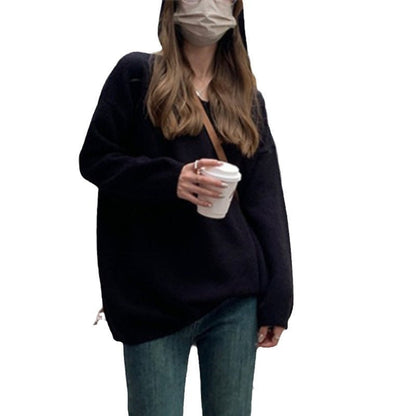 Damen Kapuzenpullover Weit Schnitt Norvielle