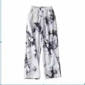 Damen Jerseyhose Lässig Tiefe Taille Batikdesign