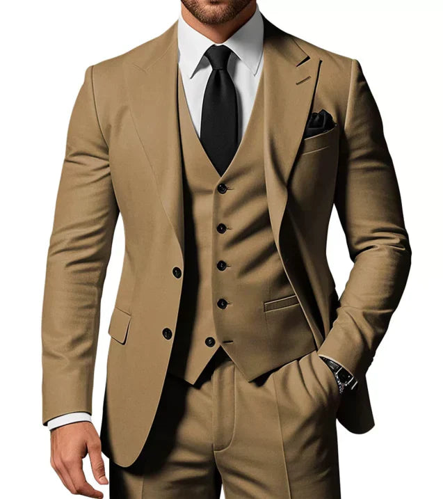 Herren Anzug 3-teilig mit Jacke, Weste und Hose - Norvielle