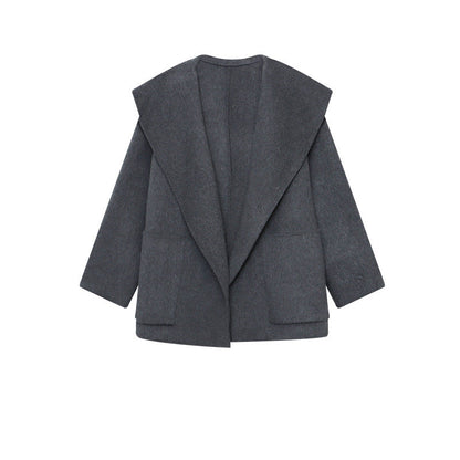 Damen Oversized-Mantel mit Revers und Taschen Norvielle