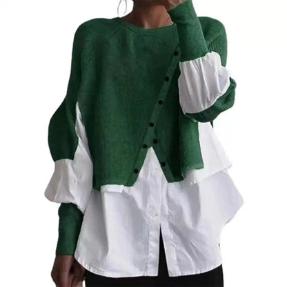 Damen Pullover Mit Kragen Norvielle