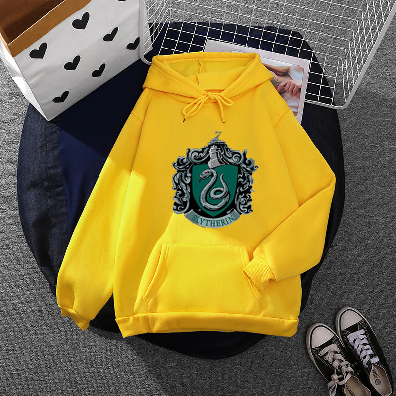 Damen Kapuzenpullover Slytherin Wappen Norvielle