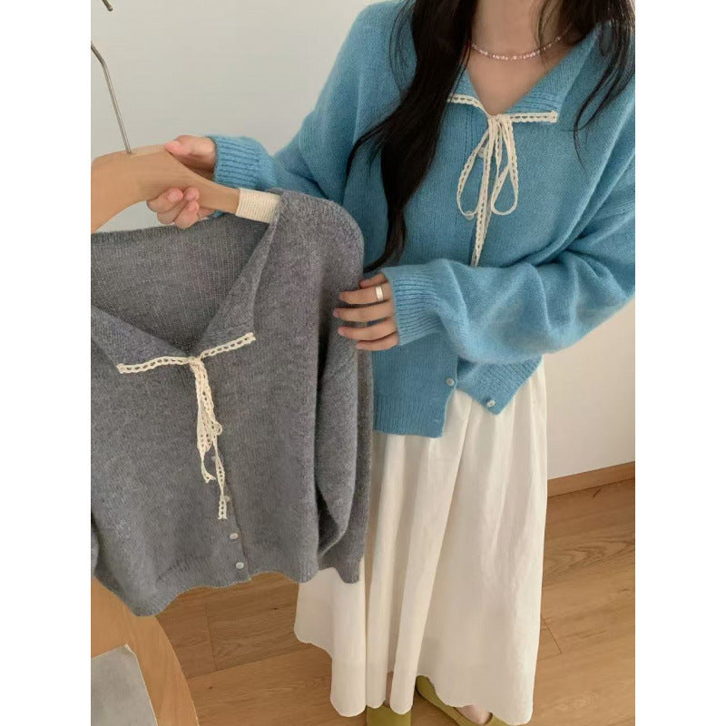 Damen Cardigan mit Kordelzug und Knöpfen Norvielle
