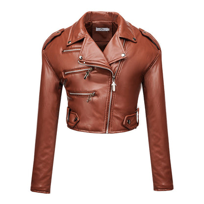 Norvielle Damen Kurzjacke PU