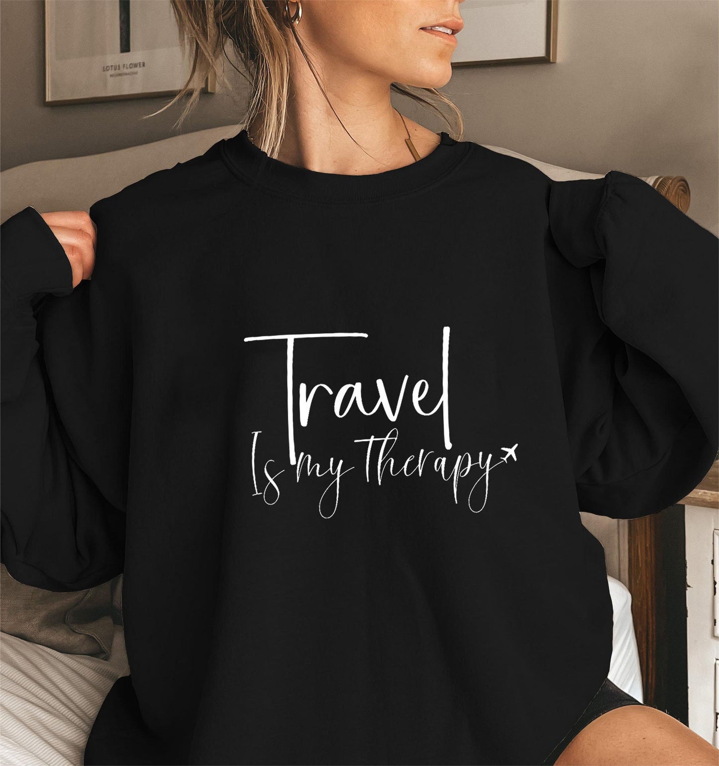 Damen Sweatshirt Puffärmel Statementaufschrift Norvielle