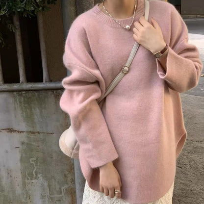 Damen Oversized Pullover Weich Norvielle