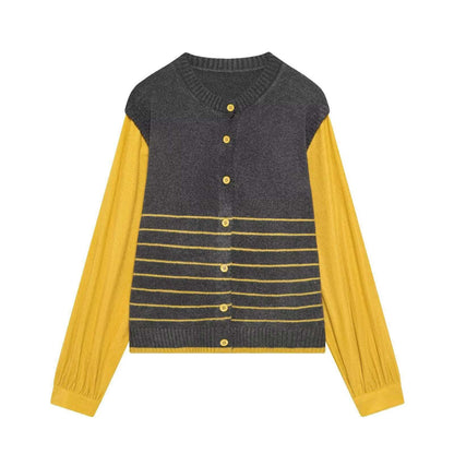 Damen Cardigan mit Kontrasten Norvielle