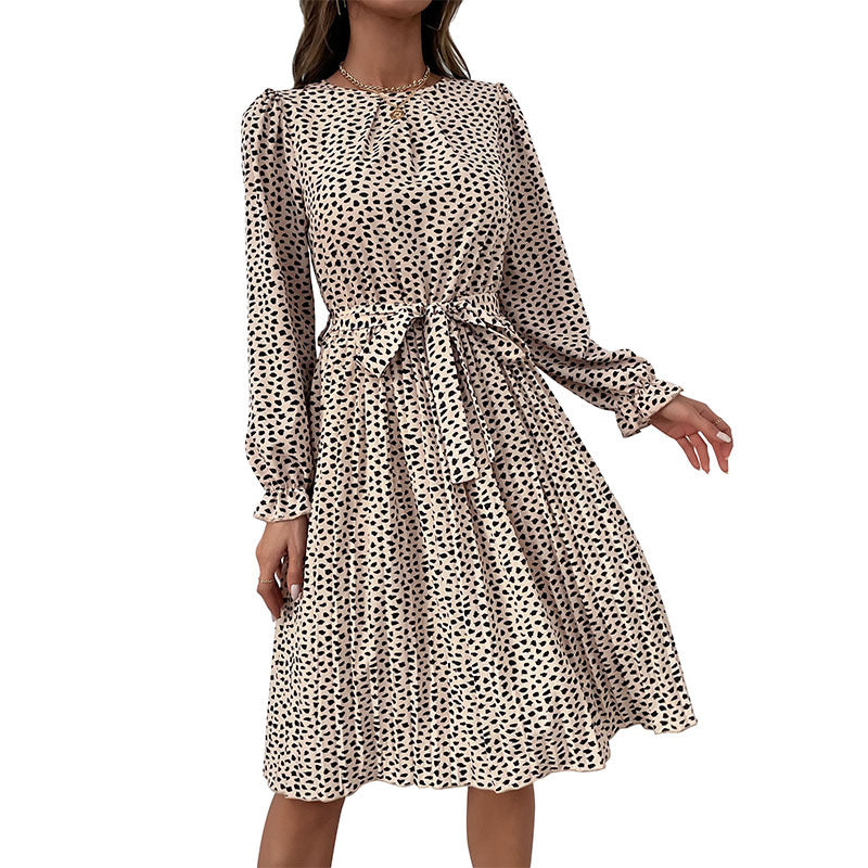 Damen Midi-Kleid Nostalgisch Modern Norvielle