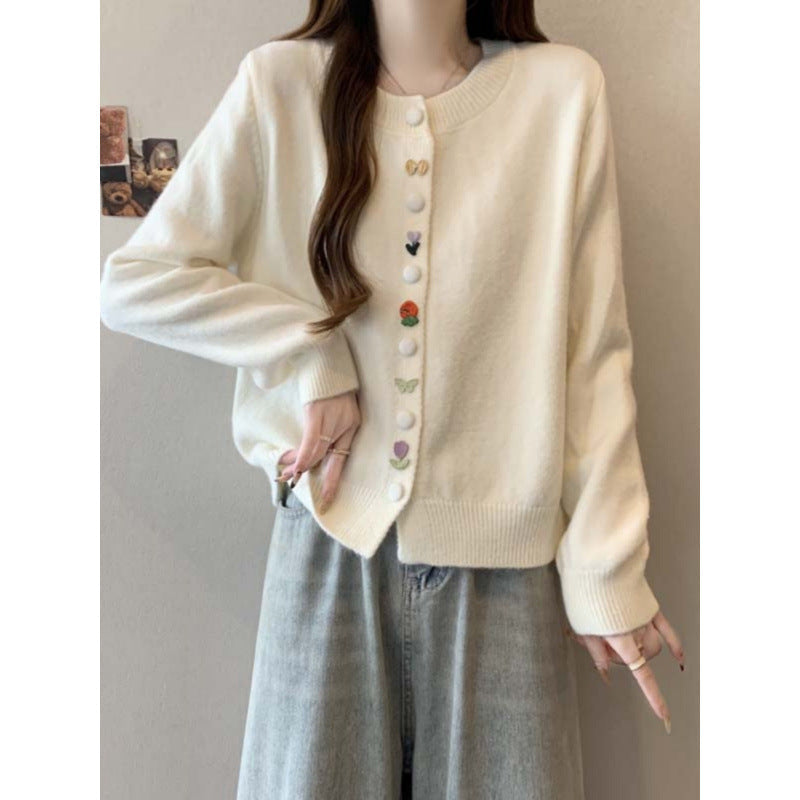 Damen Strickjacke Kuschelig Bunt Norvielle