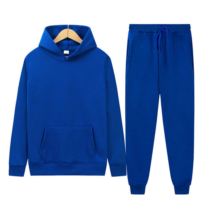 Damen Kapuzenpullover-Set Baumwollmix Jogginghose Anthrazit