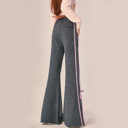 Damen Freizeitpants Weit mit Bindebändern Norvielle