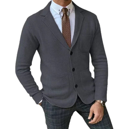 Herren Strickjacke Elegante Taschen Norvielle