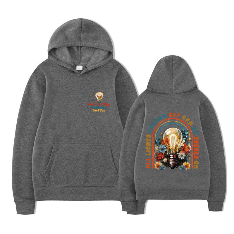 Damen Kapuzenpullover Bunt Entspannter Sitz