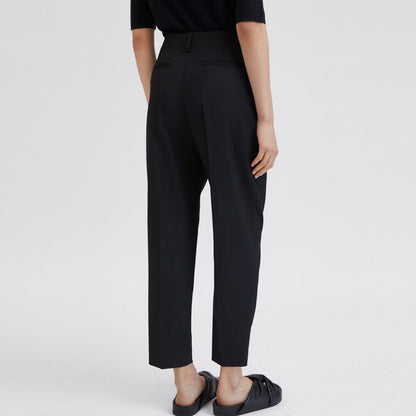 Damen Anzughose Hochtaillen Hose mit Gürtel