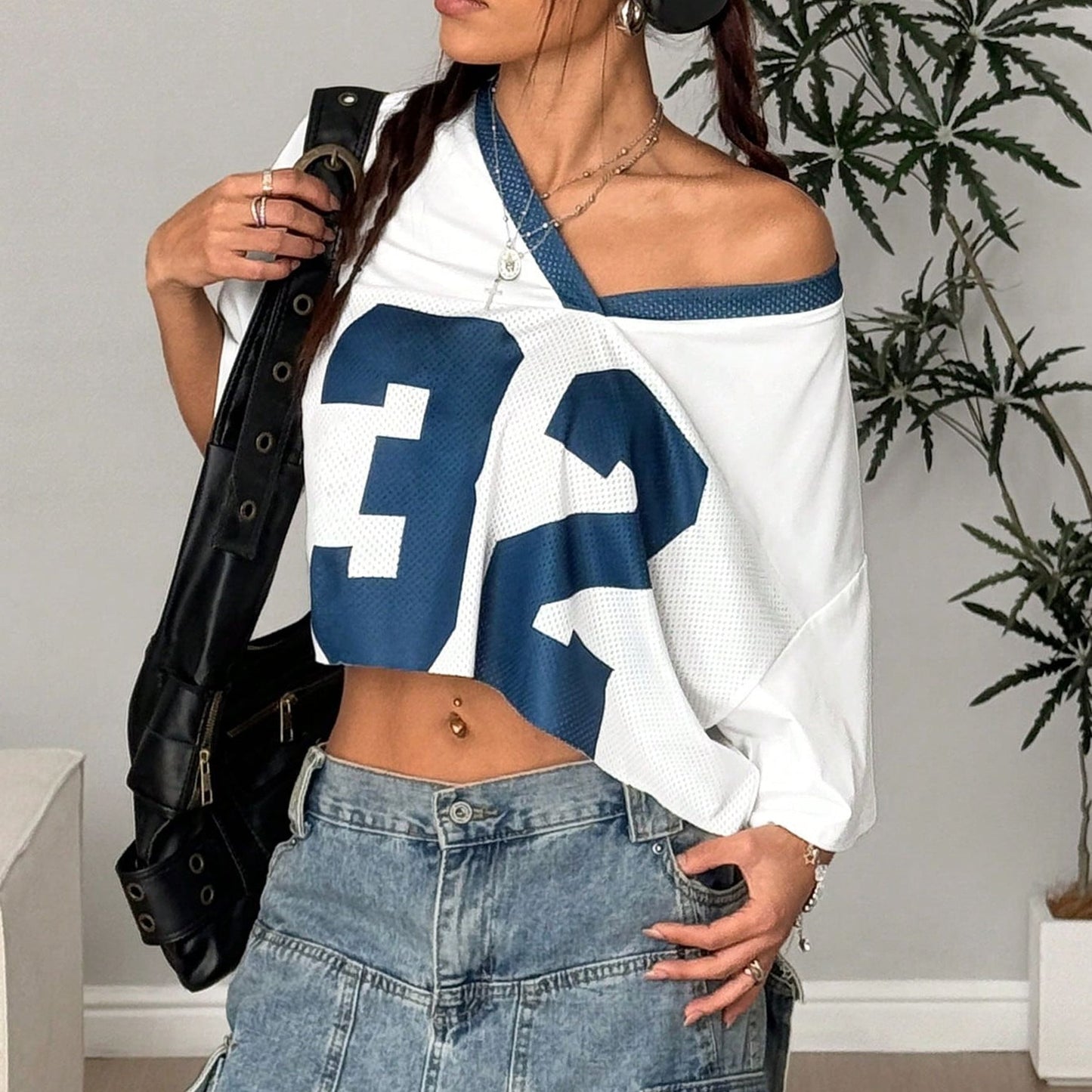 Damen Sportoberteil V-Ausschnitt Mesh Leicht