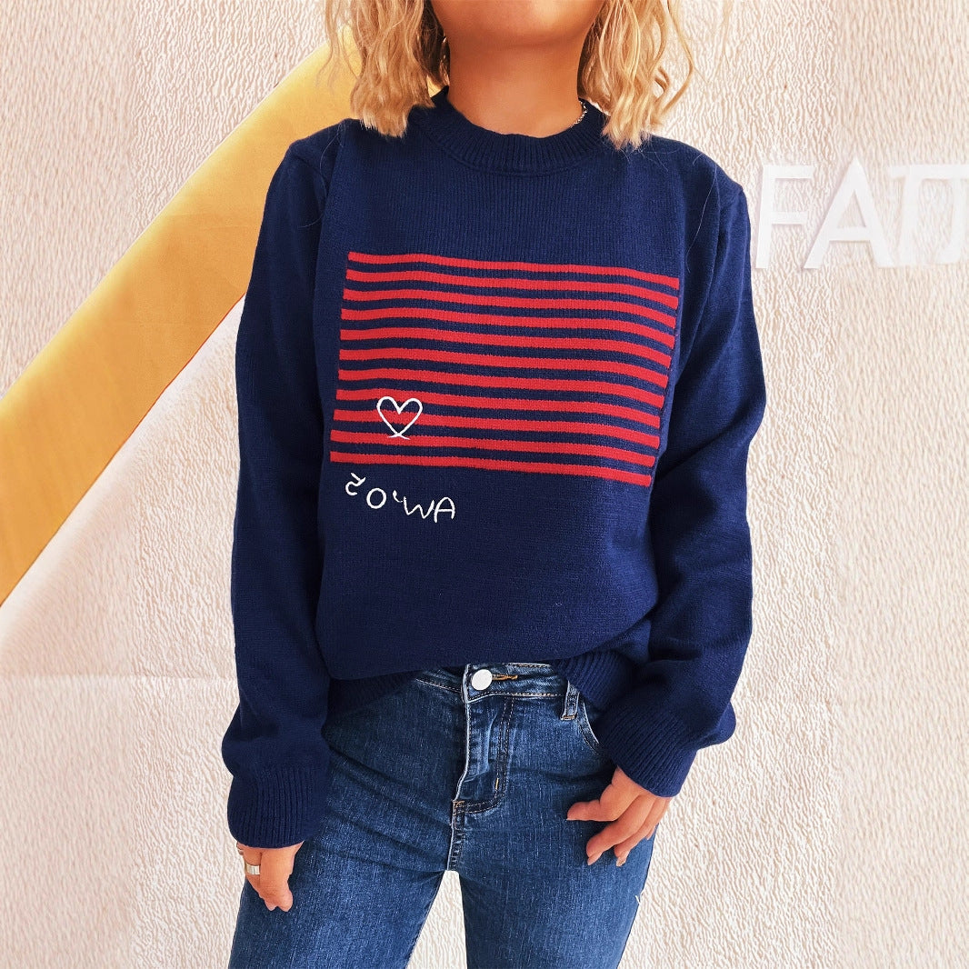 Damen Sweatshirt Grafik-Print Norvielle