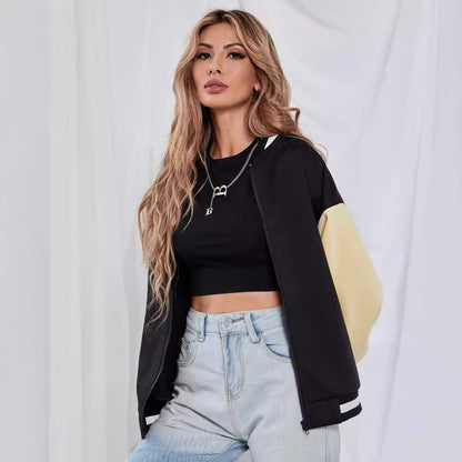 Damen Sportjacke Trendfarben Lässiger Schnitt Norvielle