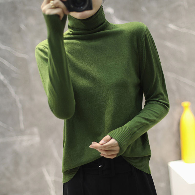 Damen Rollkragenpullover Hochwertig Norvielle