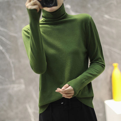 Damen Rollkragenpullover Hochwertig Norvielle