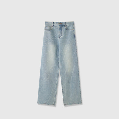 Damen Bootcut-Jeans Hochbund Elegant Norvielle