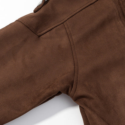 Damen Kurzjacke Urbaner Stil Hocher Kragen Norvielle