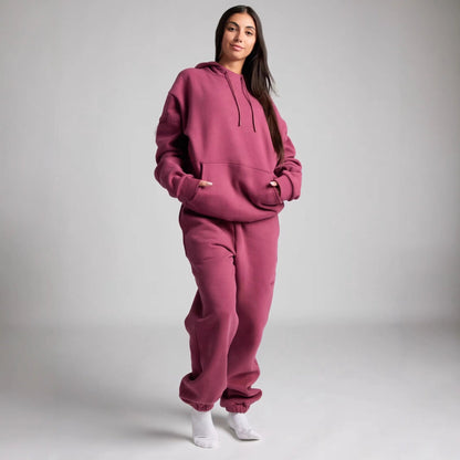 Damen Kuschelhoodie mit Schlafmaske Norvielle