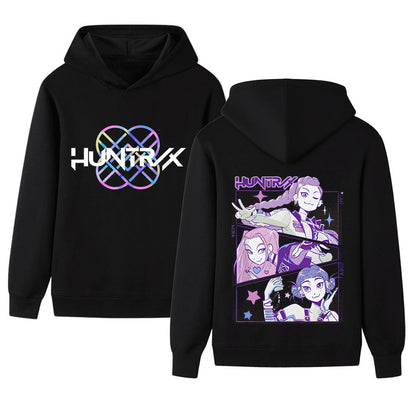 Damen Kapuzensweater Anime-Design Gemütlich Norvielle