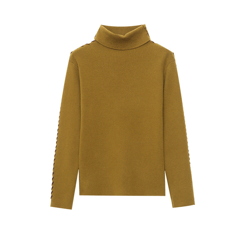 Damen Rollkragenpullover Elegantes Design Norvielle