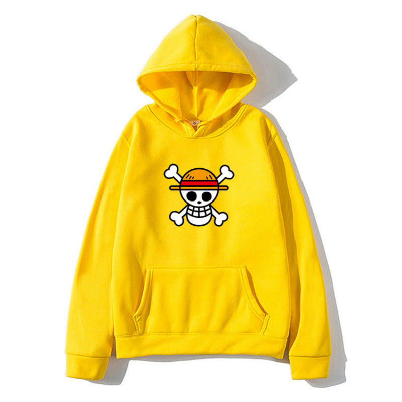Damen Kapuzenpullover Piratenmotiv Bequem Norvielle