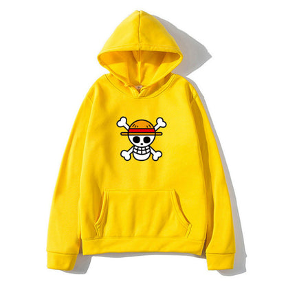 Damen Kapuzenpullover Piratenmotiv Bequem Norvielle