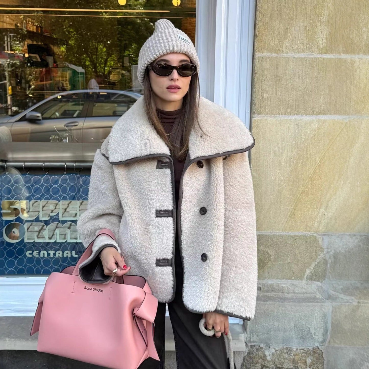 Damen Teddyjacke Kuschelig Norvielle - Norvielle