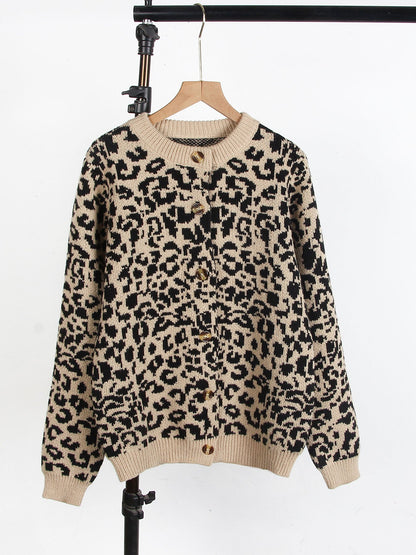 Damen Pullover Tierprint Norvielle
