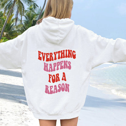 Damen Kapuzenpullover mit Motivschriftzug Baumwolle Bequem