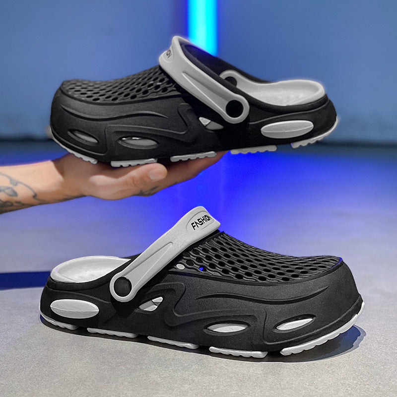 Herren Clogs Atmungsaktives Material Verstellbarer Riemen