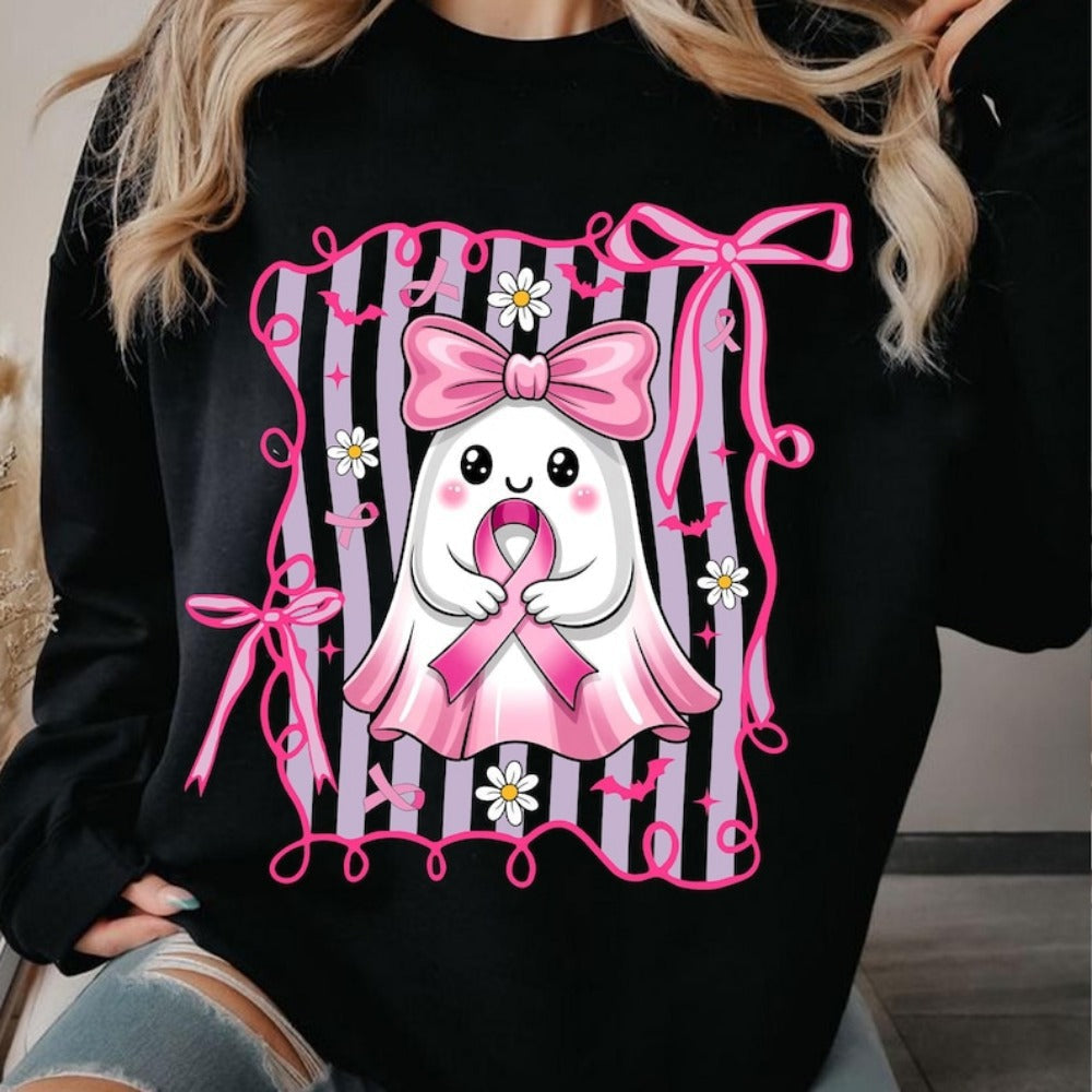 Damen Sweatshirt Geistermotiv Verspielt Norvielle - Norvielle