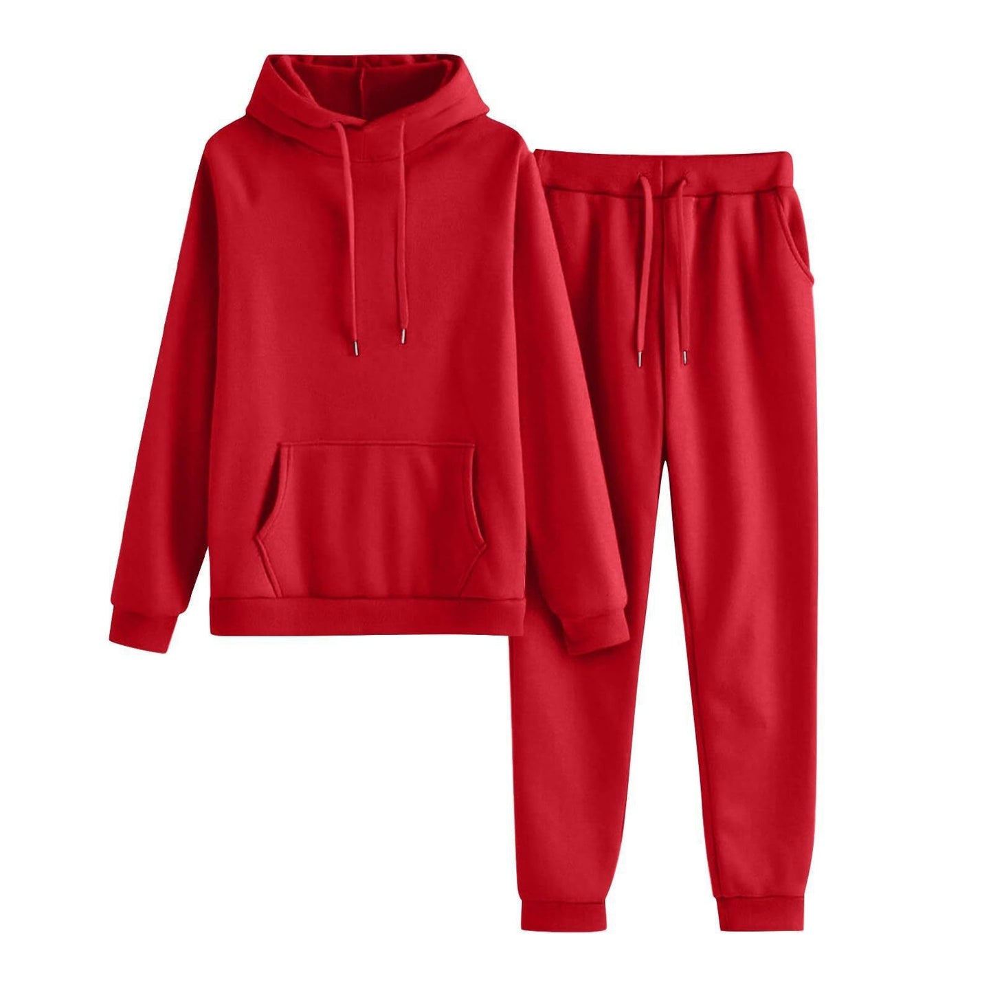 Damen Hoodie Jogginghose Set Lässig Mit Taschen Norvielle