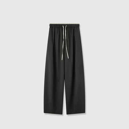 Damenhose Weite Stoffhose Elastischer Bund Norvielle