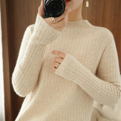 Damen Rollkragenpullover Figurschmeichelnd Norvielle