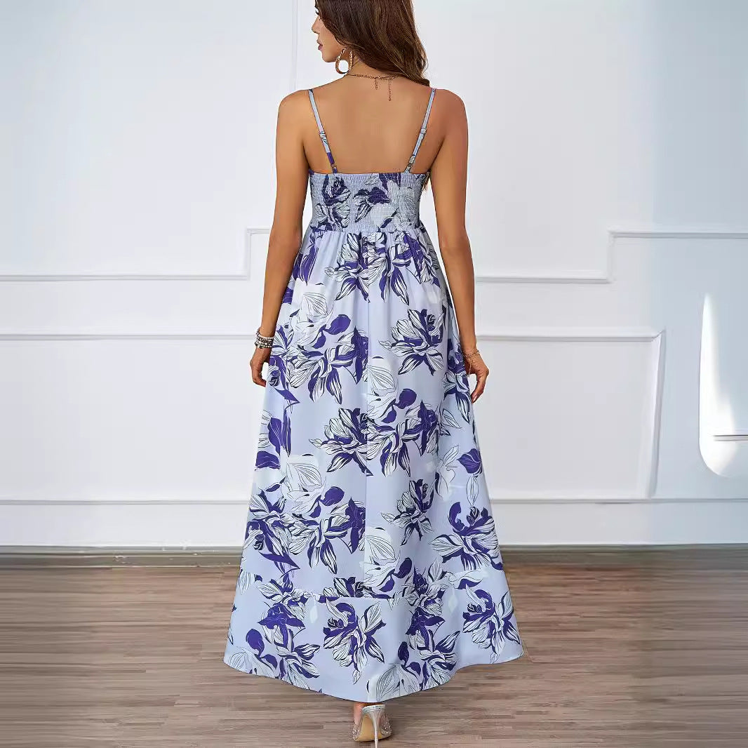 Damen Maxikleid Grafisches Muster Norvielle