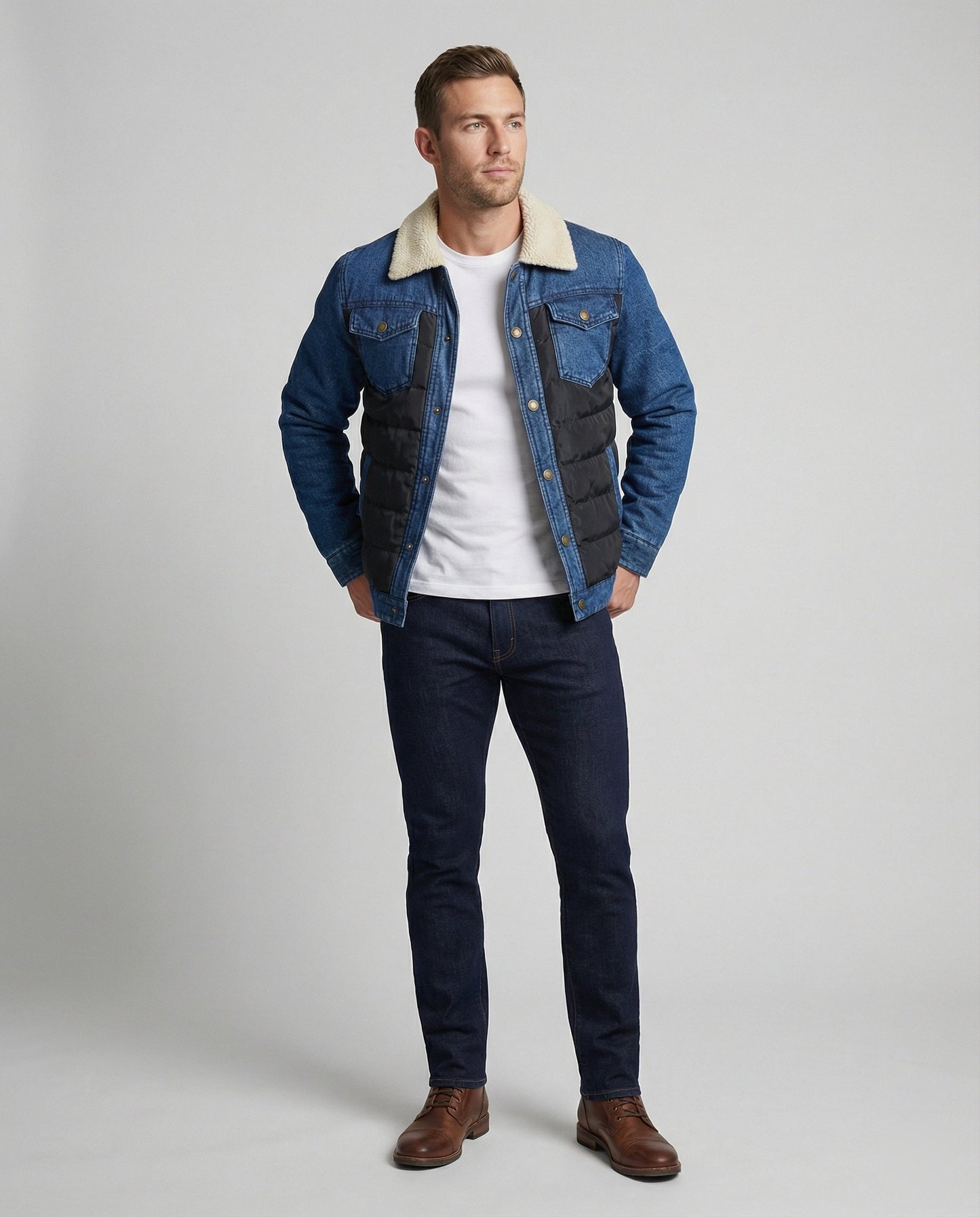 Herren Übergangsjacke Overshirt