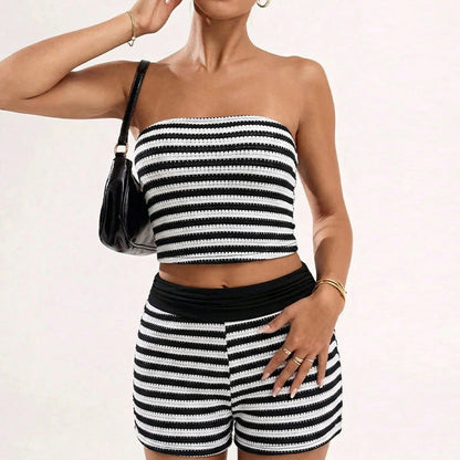 Damen Bikini-Set Gestreift Hochwerder Norvielle
