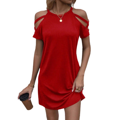 Damen Minikleid mit Cut-Out und verstellbaren Trägern