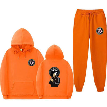 Damen Pullover Set mit Jogginghose und einzigartigem Druck