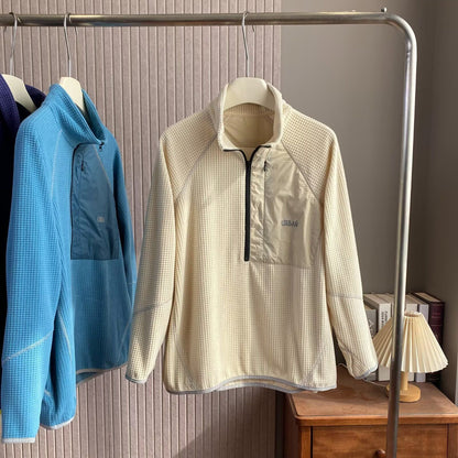 Damen Fleece-Pullover Kurz Reißverschluss Norvielle